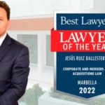 Jesús Ruiz Ballesteros premio Best Lawyers por segundo año consecutivo