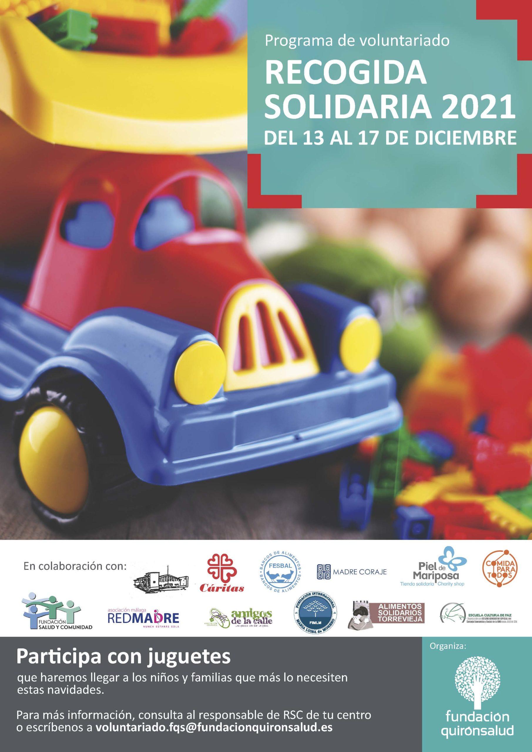 Los Hospitales Quirónsalud de Andalucía promueven campañas de donación de alimentos y de juguetes