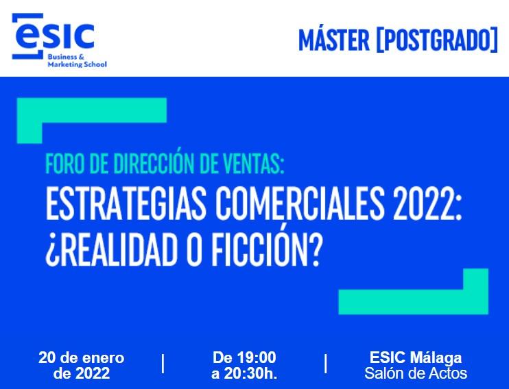 INVITACIÓN 1ª Edición Foro de Desarrollo Comercial – ESIC Málaga
