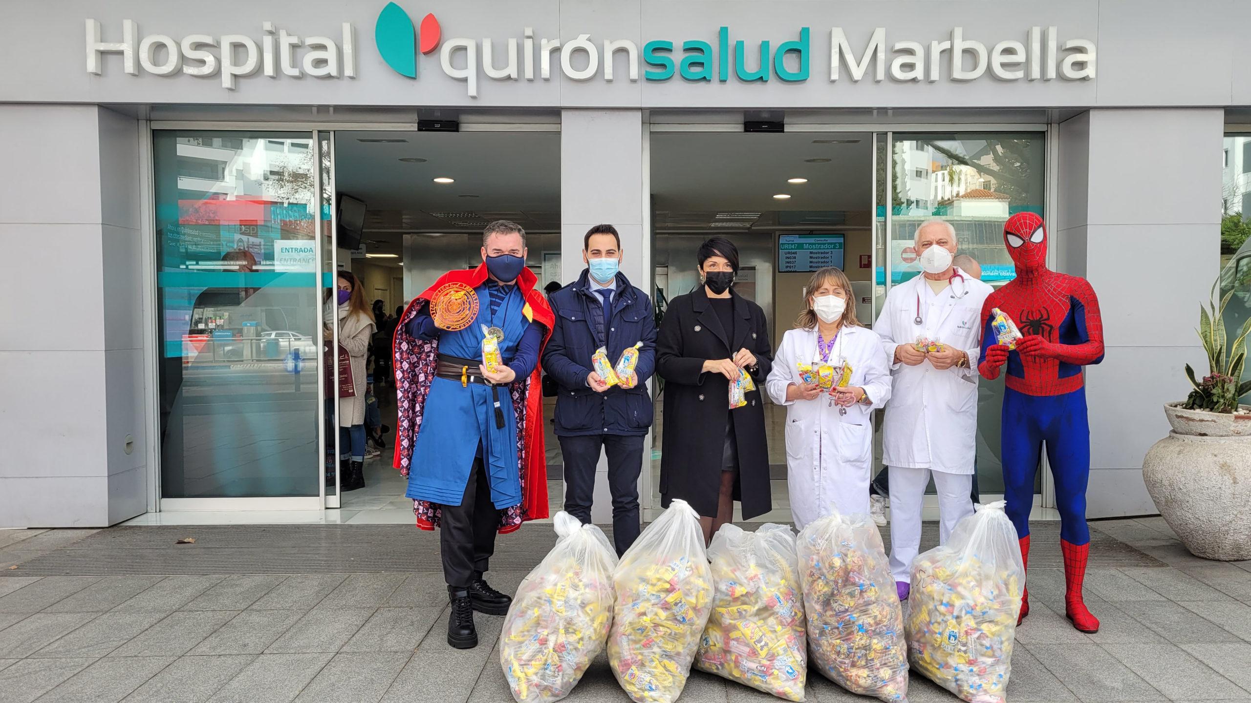 Los pacientes pediátricos del Hospital Quirónsalud Marbella reciben una dulce sorpresa 