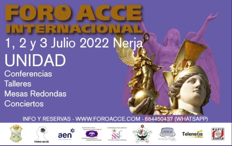 Foro Acce Internacional en Nerja – 1, 2 y 3 de Julio 2022