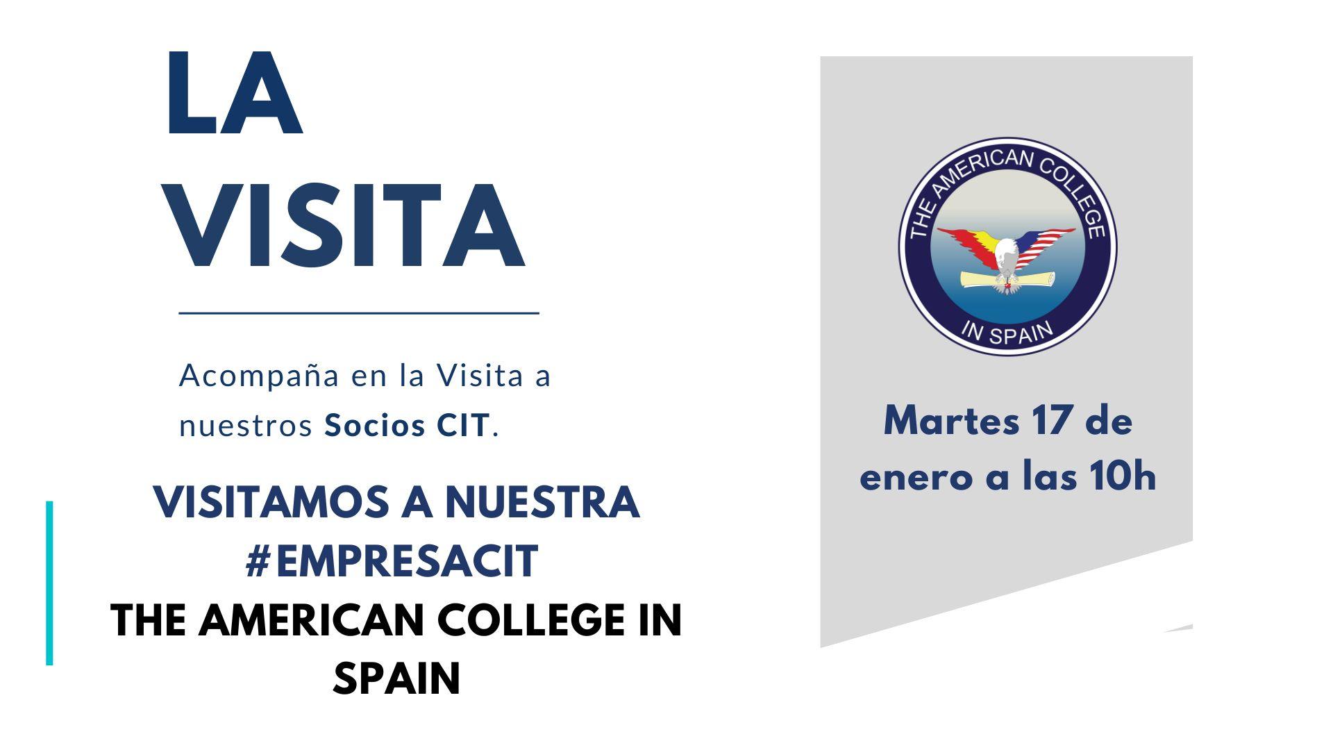 Conocemos en «La Visita» a The American College in Spain