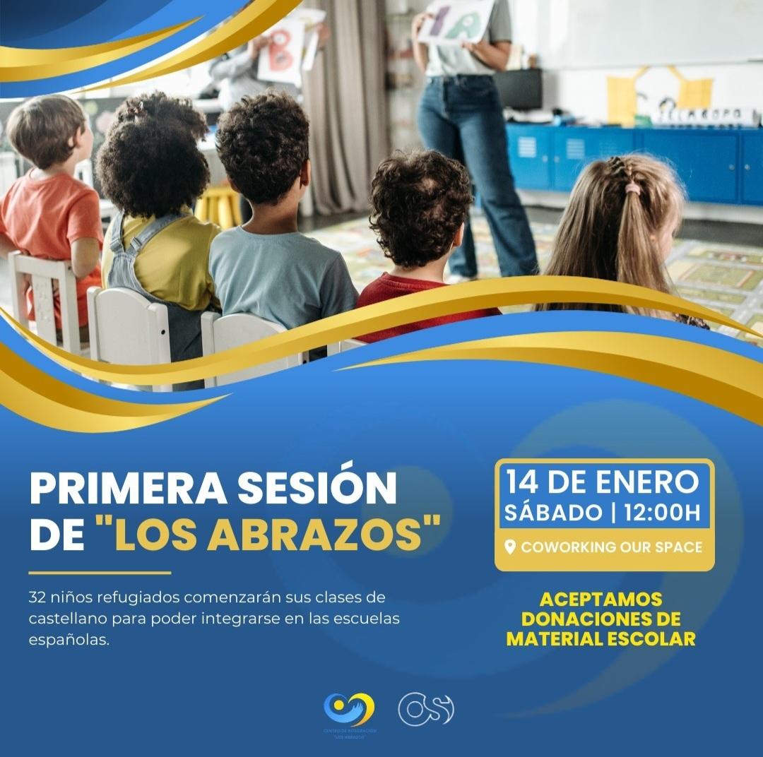 Our Space organiza clases de español para niños refugiados para integrarse en las escuelas españolas