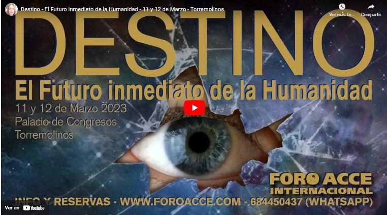 Foro Internacional » Destino: «El Futuro inmediato de la Humanidad».
