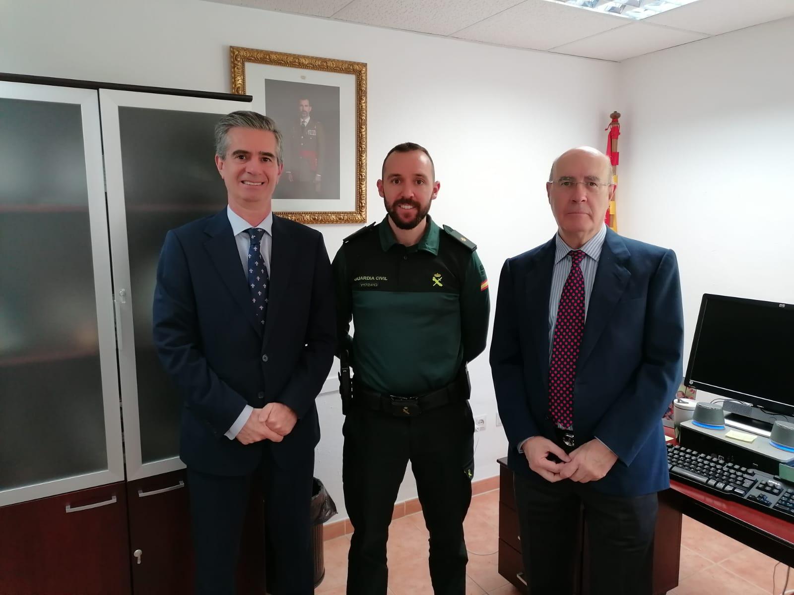 CIT MARBELLA se reúne con el nuevo Comandante Jefe de la Compañía de Marbella de la Guardia Civil