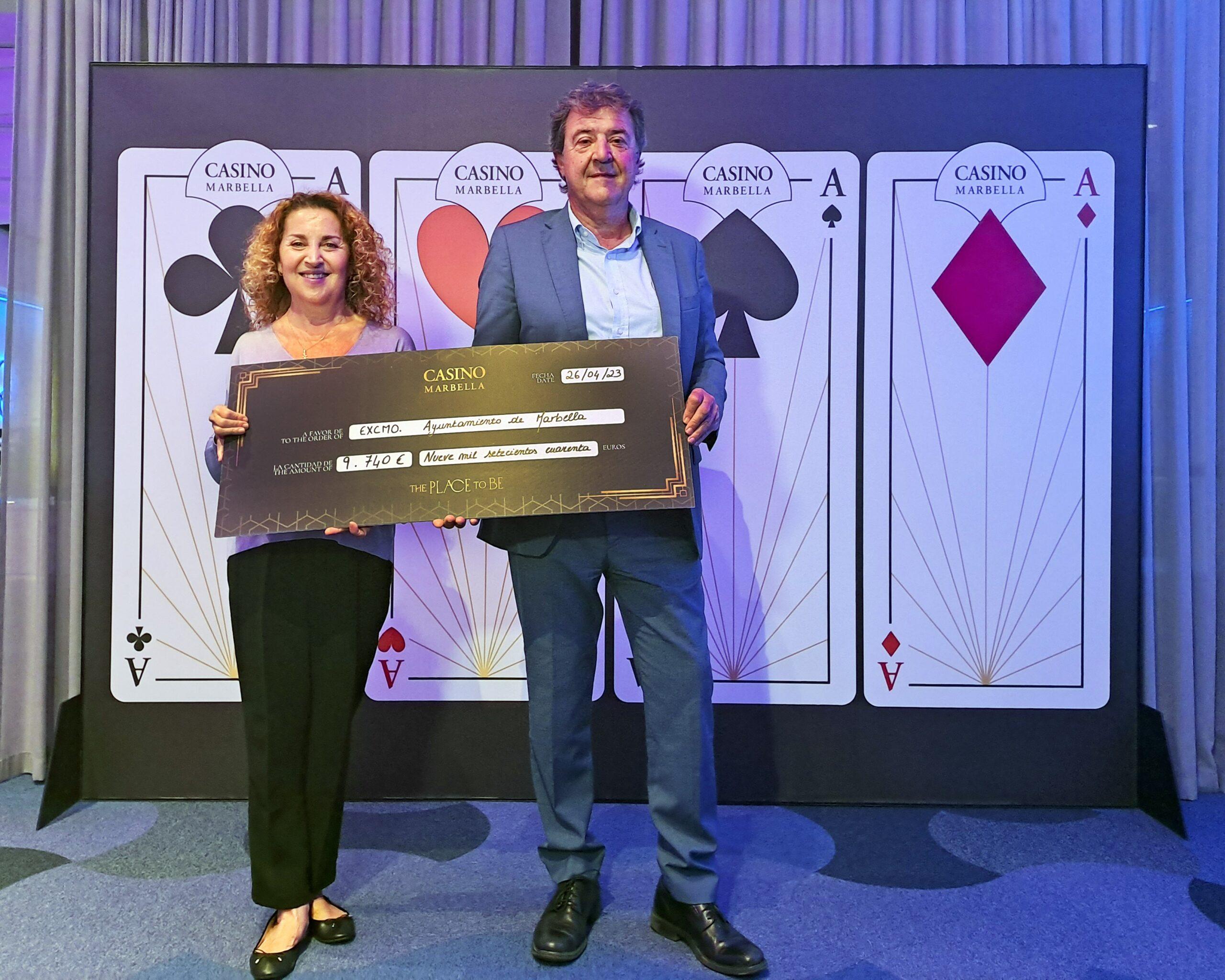 Casino Marbella impulsa proyectos sociales con la donación de sus fechas huérfanas
