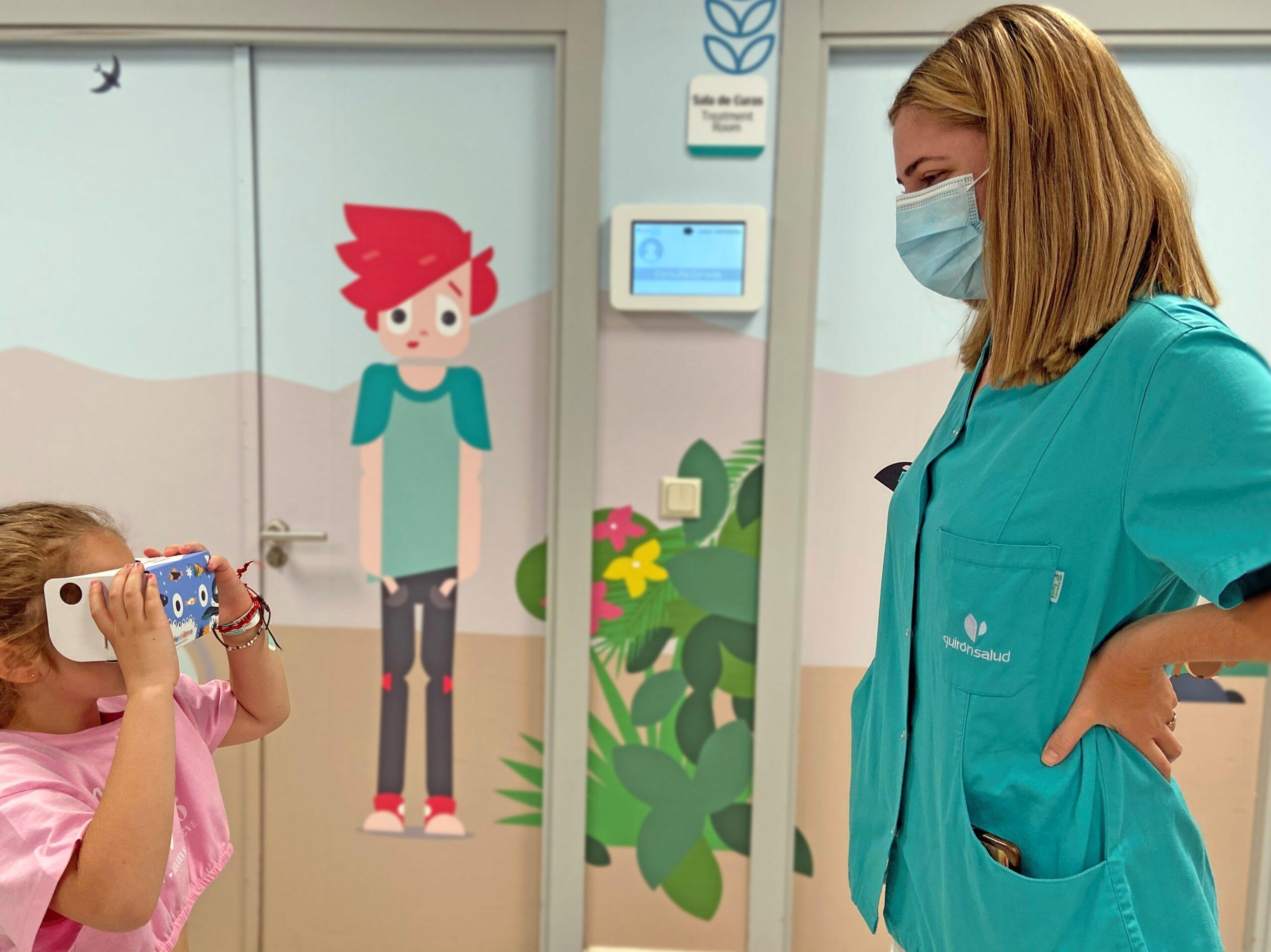 Realidad virtual para atenuar el estrés de los pacientes pediátricos que van a ser operados