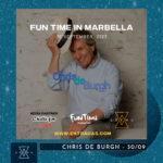 Chris de Burgh, el cantante que cautivó a Lady Di, actuará en Marbella Arena