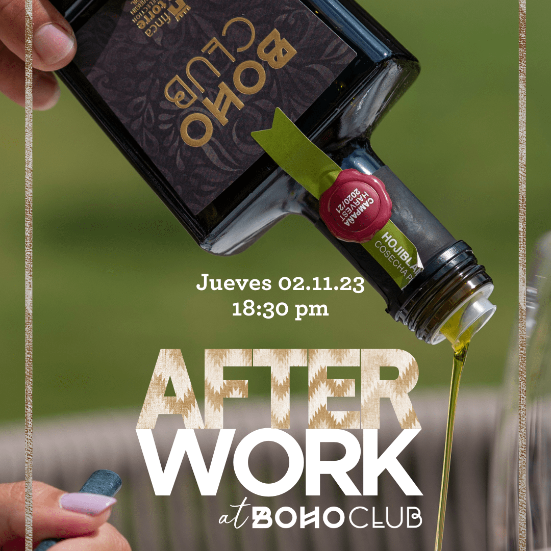 Cata de Aceites – Afterwork en Boho Club