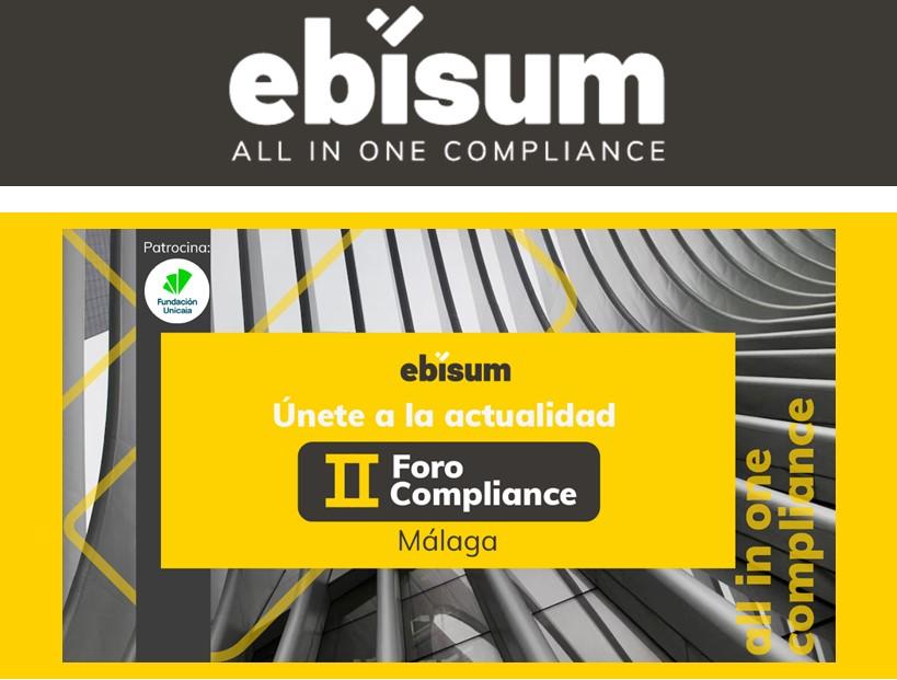 II Foro Compliance Ebísum  en Málaga