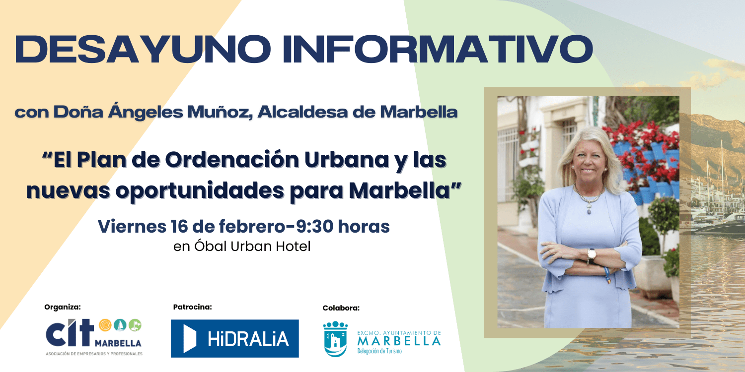 ¡PLAZAS AGOTADAS! El Plan de Ordenación Urbana y las nuevas oportunidades para Marbella.