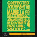 Defected, la prestigiosa institución de música house a nivel internacional, hará vibrar el recinto Marbella Arena el 24 de mayo
