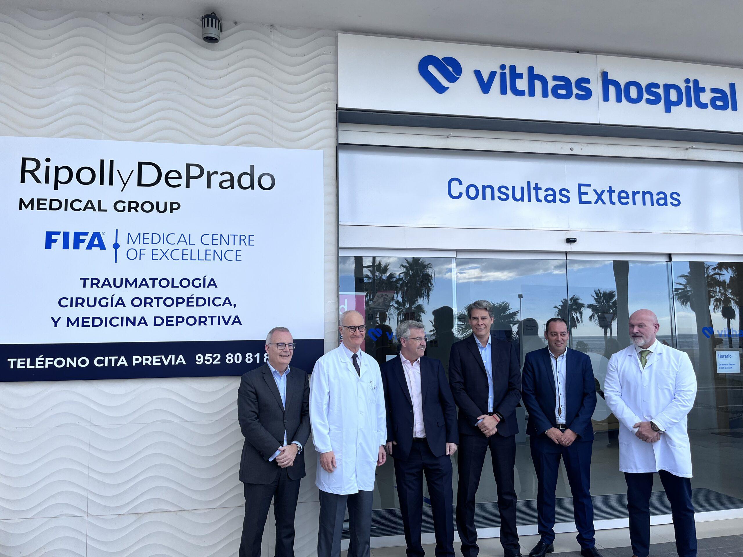 El alcalde de Estepona visita el Hospital Vithas Xanit Estepona para inaugurar oficialmente las instalaciones Ripoll y De Prado Medical Group