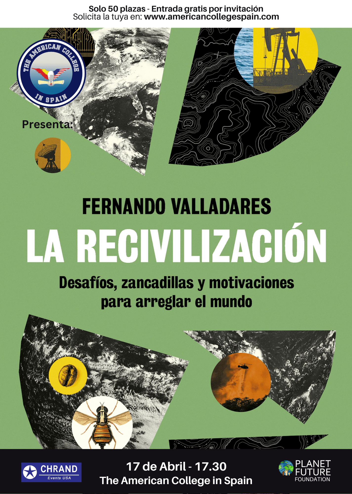 El científico del Consejo Superior de Investigaciones Científicas (CSIC), Fernando Valladares dará una conferencia sobre la sostenibilidad y el cambio climático
