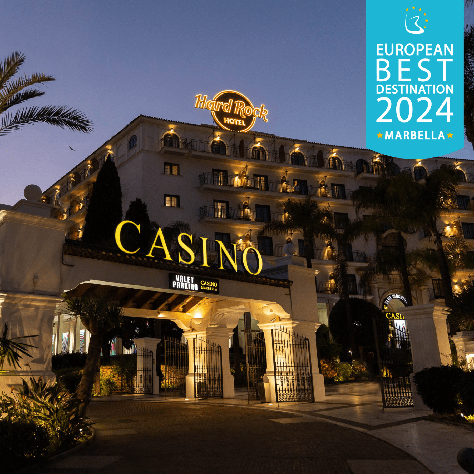 Marbella elegida Mejor Destino Europeo 2024 gracias    a la calidad y excelencia de empresas como Casino Marbella