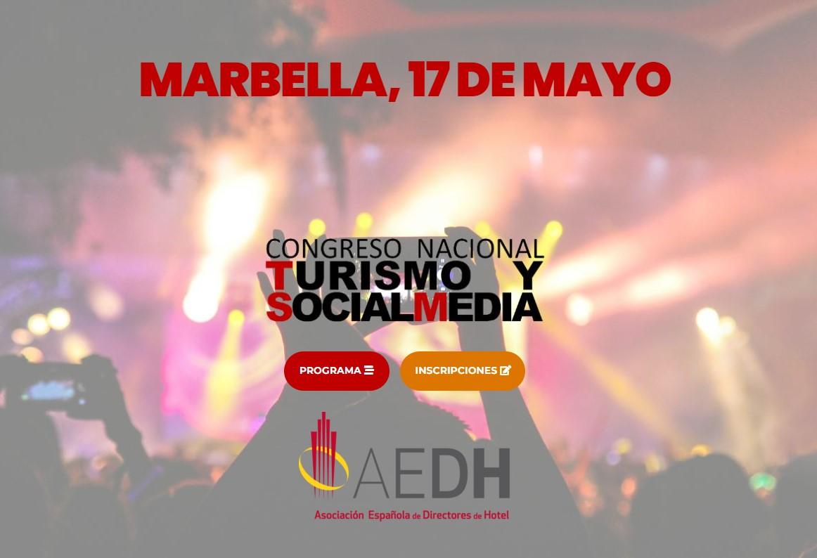 Marbella acogerá el VIII Congreso Nacional de Turismo y Social Media este próximo Mayo