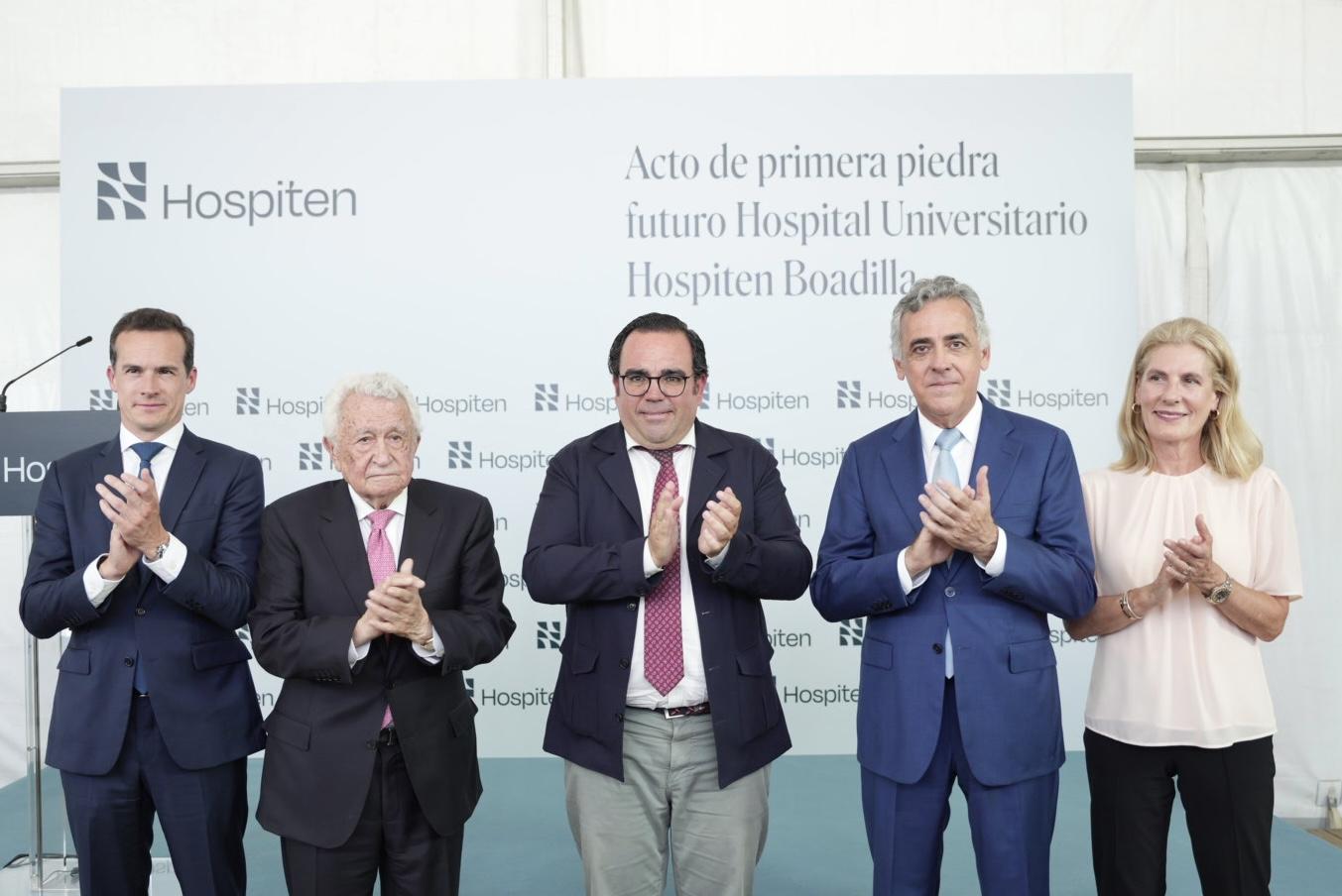 Hospiten pone la primera piedra de su futuro hospital universitario en Madrid