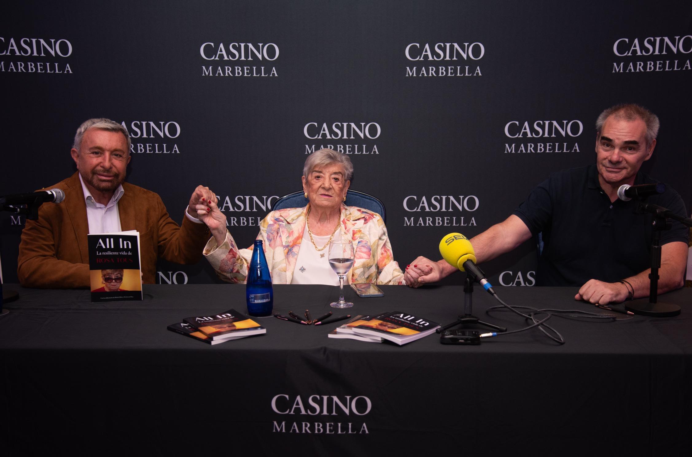 Rosa Tous presenta su libro “All In”    en Casino Marbella