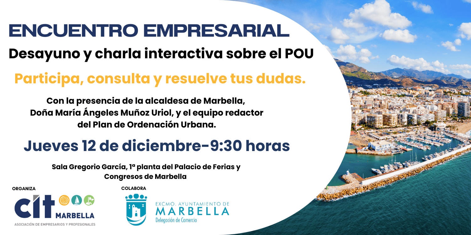 Encuentro Empresarial en Marbella: Desayuno y charla interactiva sobre el POU