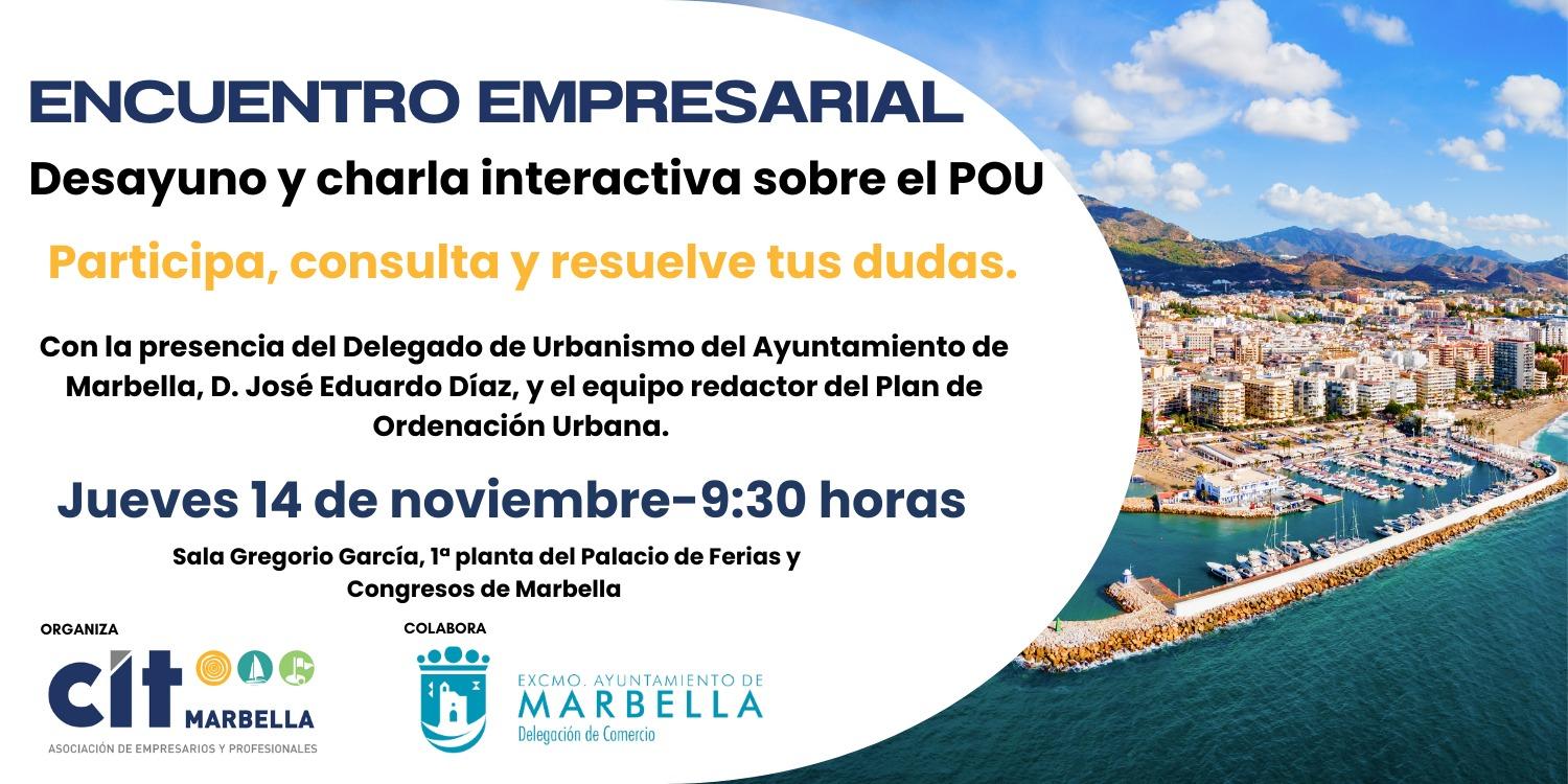 Encuentro Empresarial en Marbella: Desayuno y charla interactiva sobre el POU