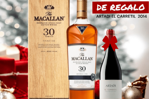 Macallan 30 años double cask release 2021 de regalo Artadi 2024