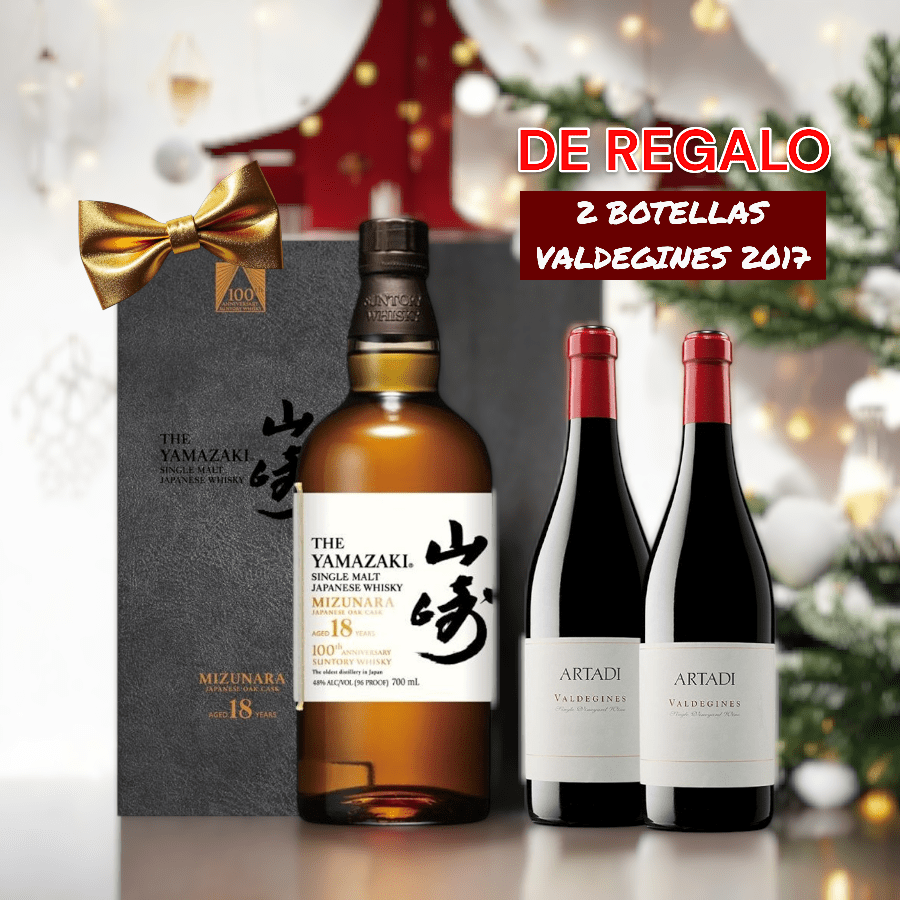 THE YAMAZAKI 18 AÑOS 100th ANNIVERSARY + DE REGALO 2 VALDEGINES