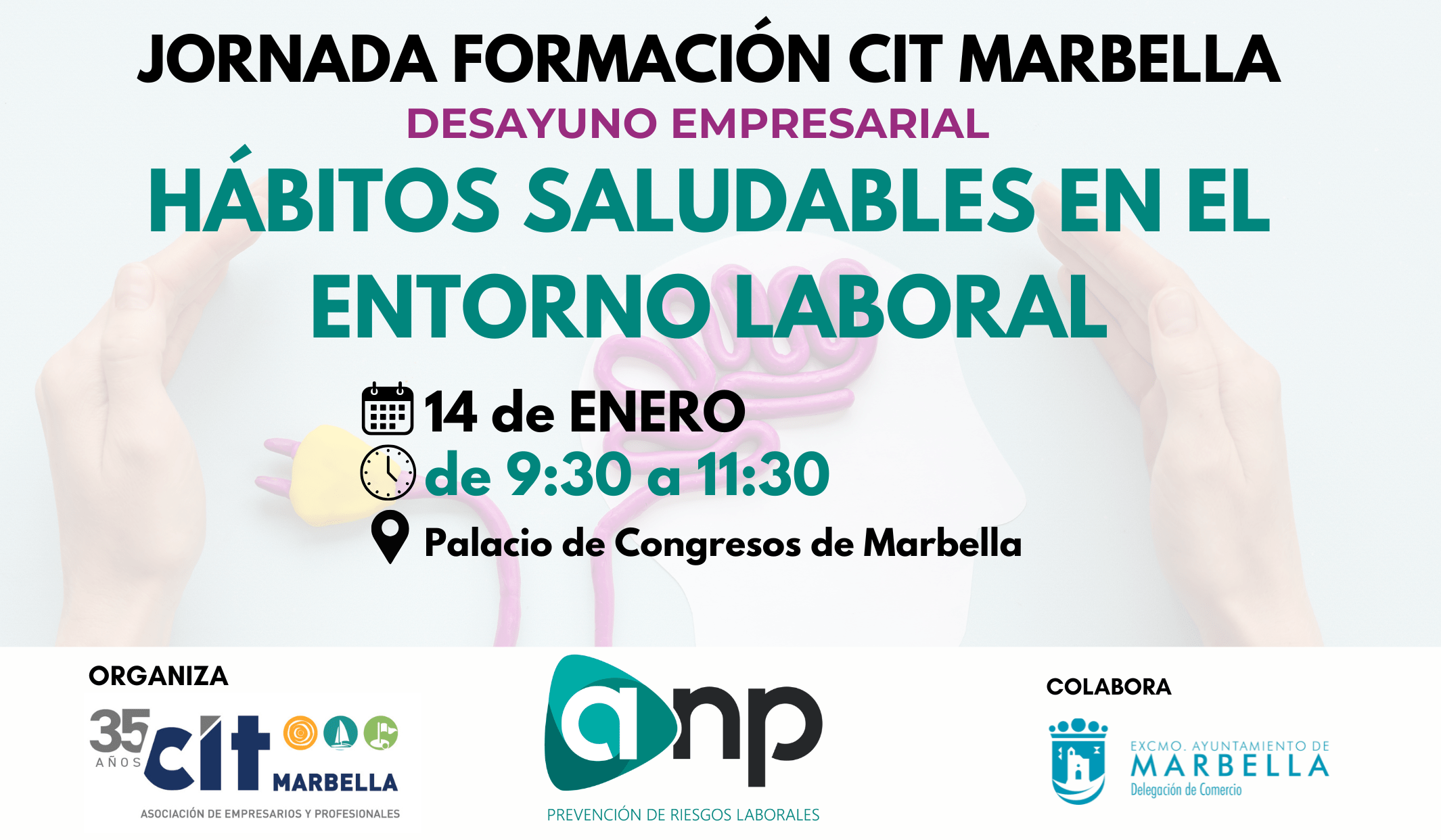 Hábitos saludables en el entorno laboral. Jornada + Desayuno networking