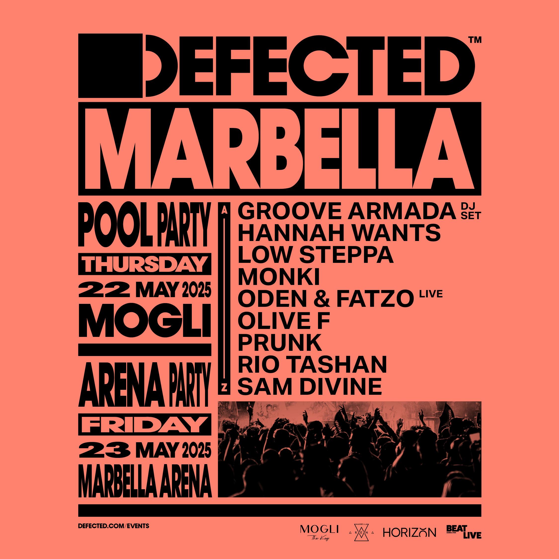 Marbella Arena prepara un espectacular inicio de temporada con el regreso de Defected a la ciudad